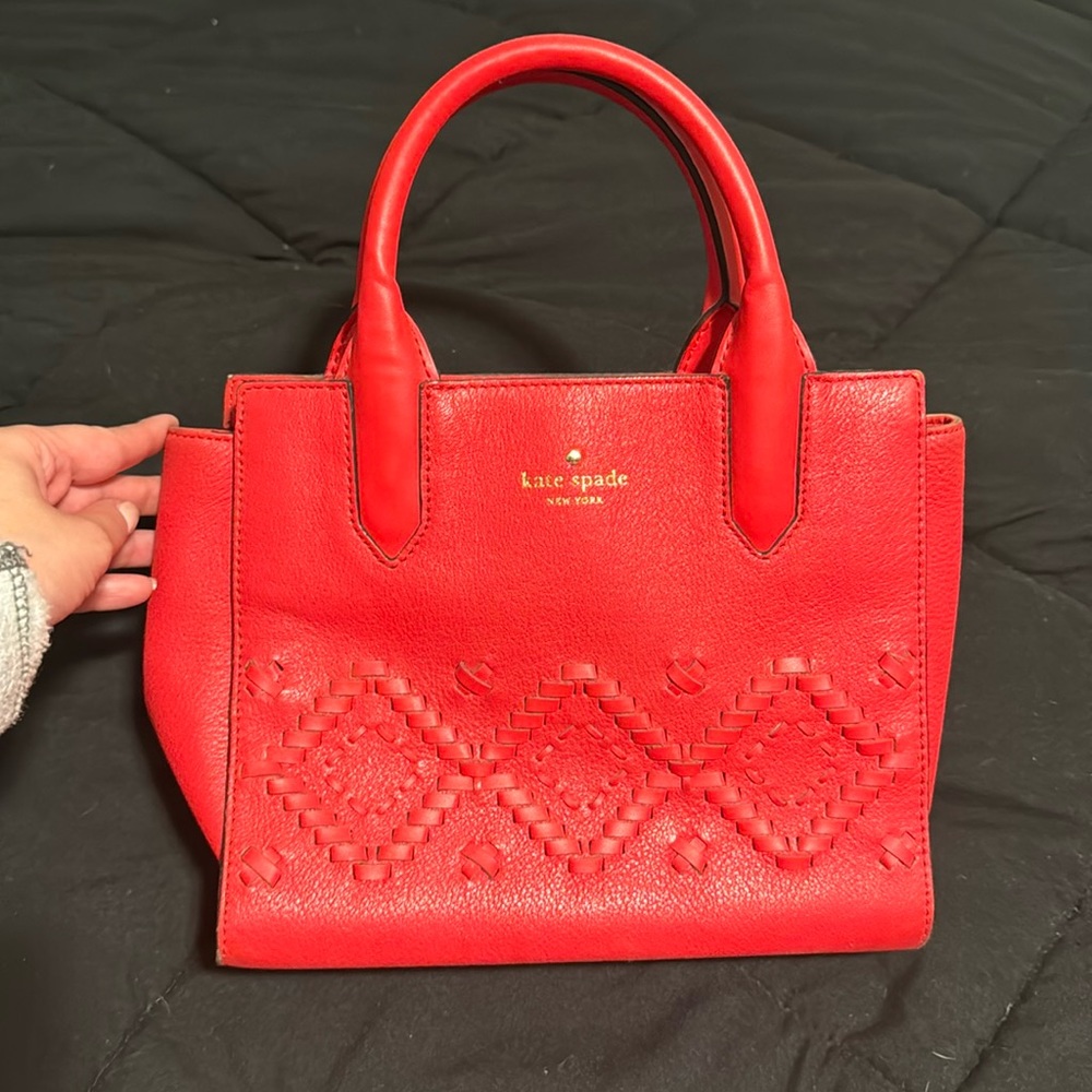 Red Kate Spade bag